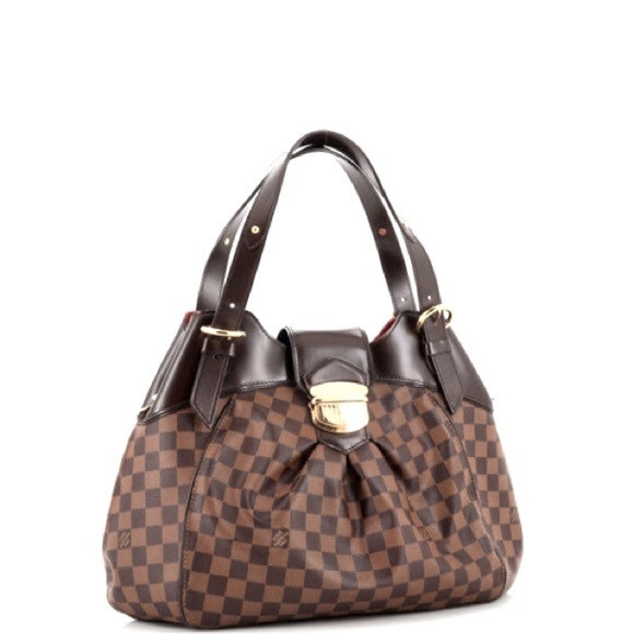 - LOUIS VUITTON
Damier Ebene Sistina GM Authentic Bag - Picture 1 of 15